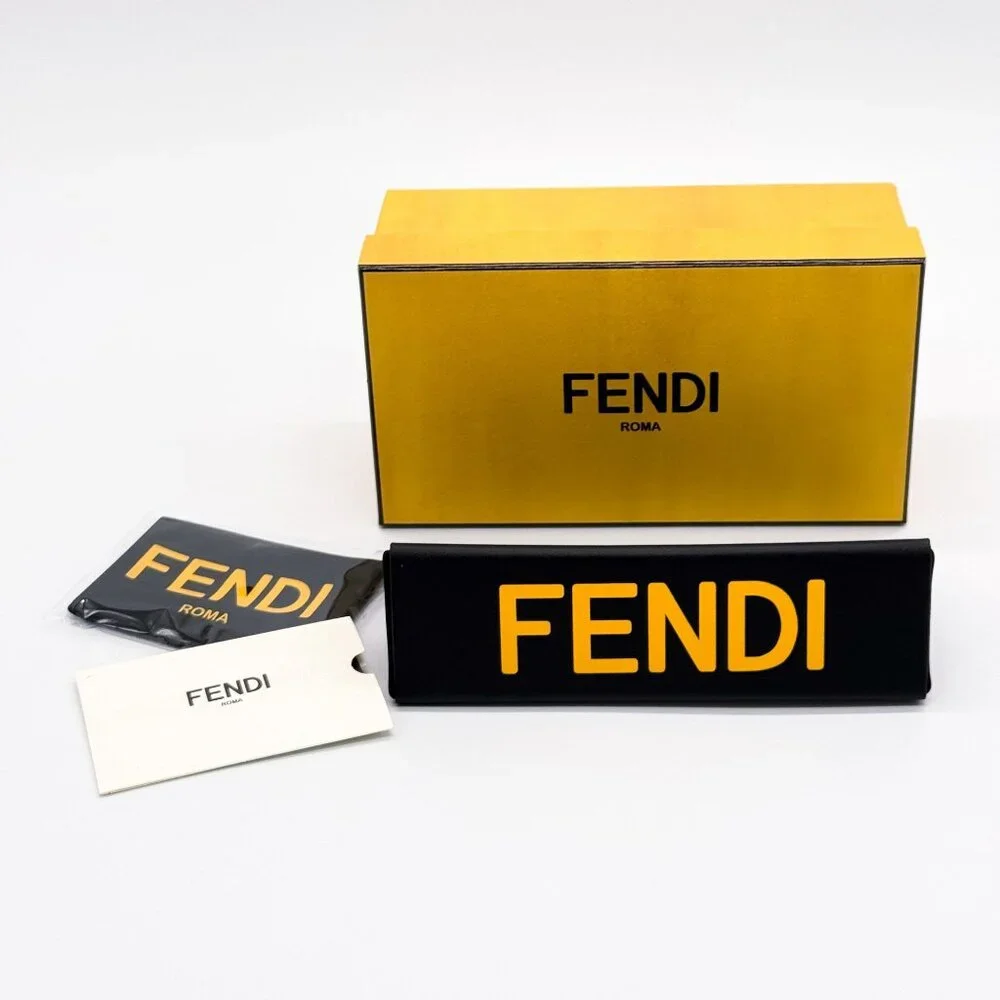 NEW FENDI EYEGLASSES FE50118F 001 BLACK WOMEN EYEWEAR